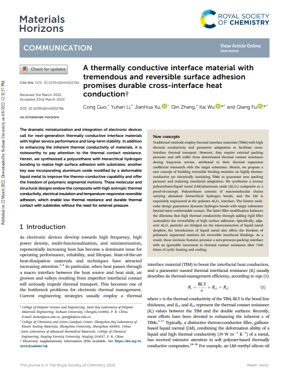 Materials Horizons journal